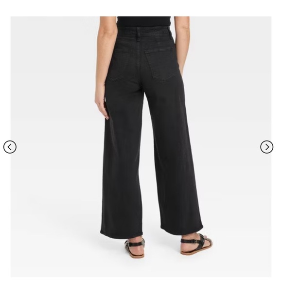 Universal Thread wide leg ankle jeans; GUC, size 8 - Picture 2 of 5